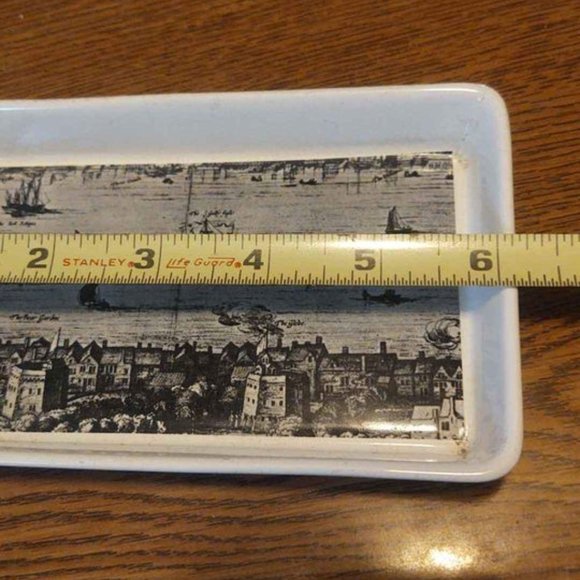 Vintage Holcam Pottery Trinket Dish Thamesis - Bankside Where Shakespear Lived. - Picture 3 of 7